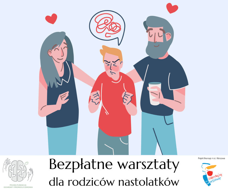 Read more about the article Bezpłatne warsztaty dla rodziców nastolatków